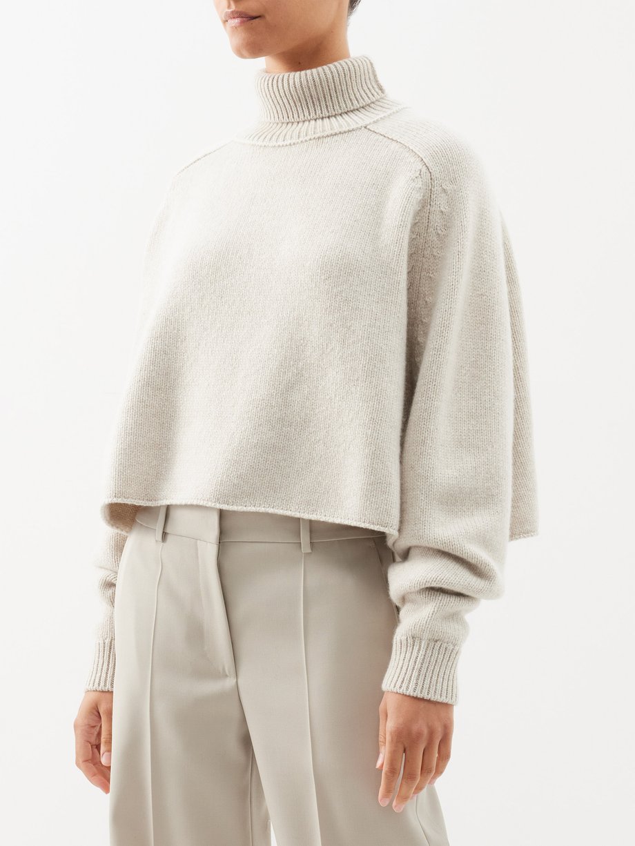 The Row Ehud batwing-sleeve cashmere sweater