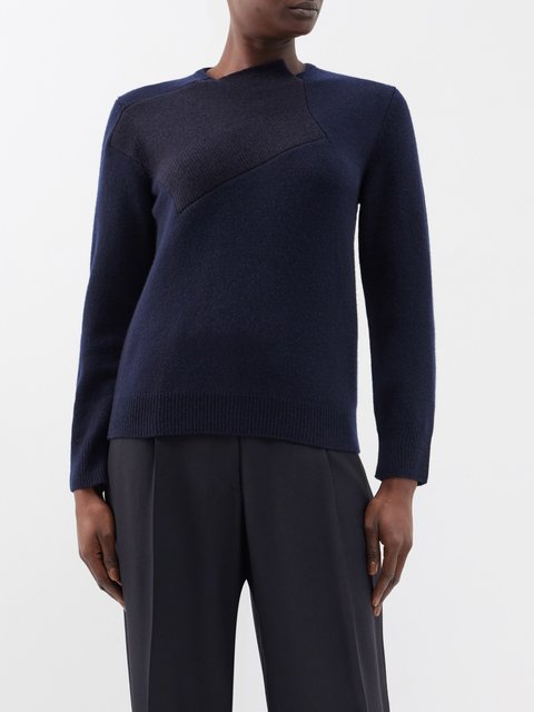 Navy Poppy cashmere sweater, Nili Lotan