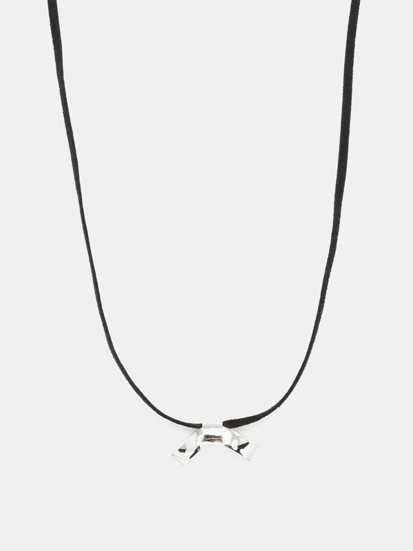 Silver Cravat petite sterling-silver necklace | Annika Inez | MATCHES UK