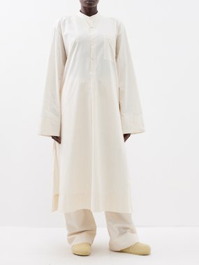 Birkenstock x Tekla Tekla Oversized organic-cotton nightshirt
