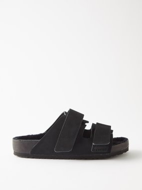 Birkenstock x Tekla Tekla Uji shearling-lined suede sandals