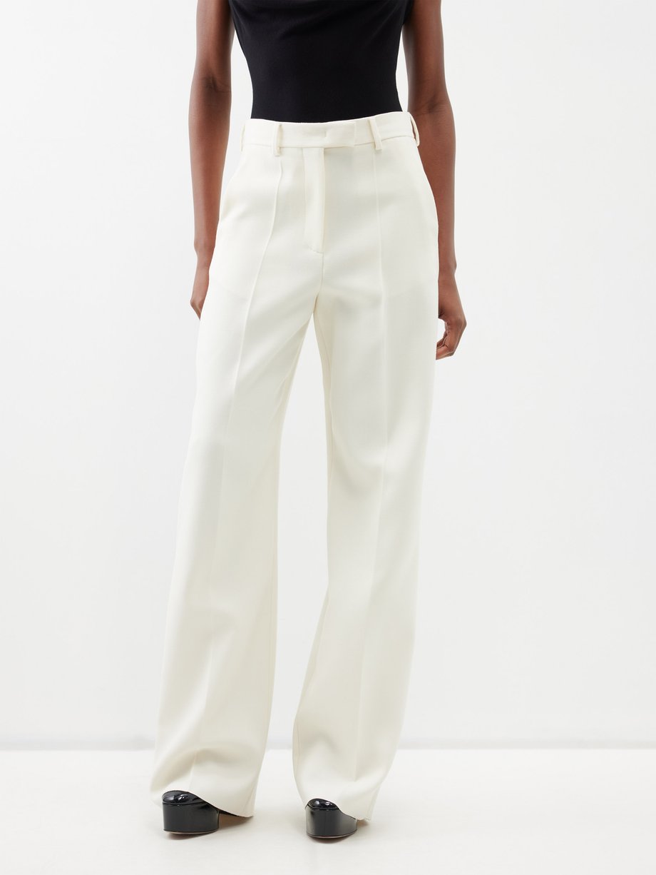 Crepe Couture Trousers for Woman in Black | Valentino MK