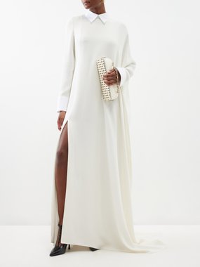 Valentino Garavani Cady Couture silk shirt gown