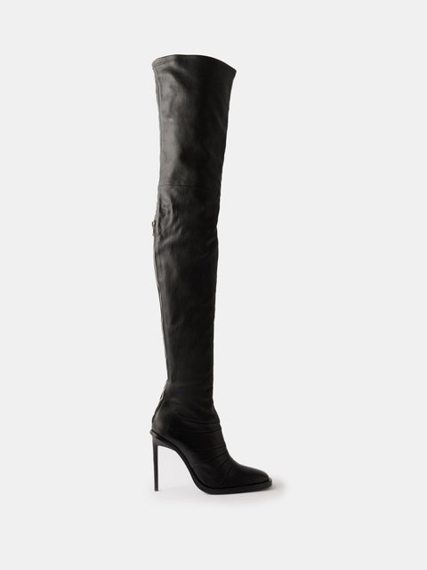 Ann demeulemeester knee outlet boots