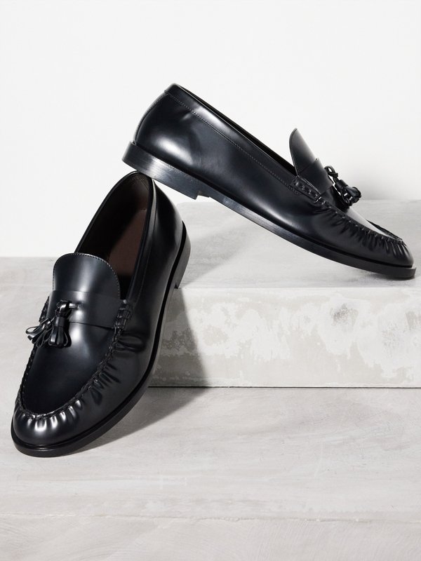 The Row Tasselled leather loafers