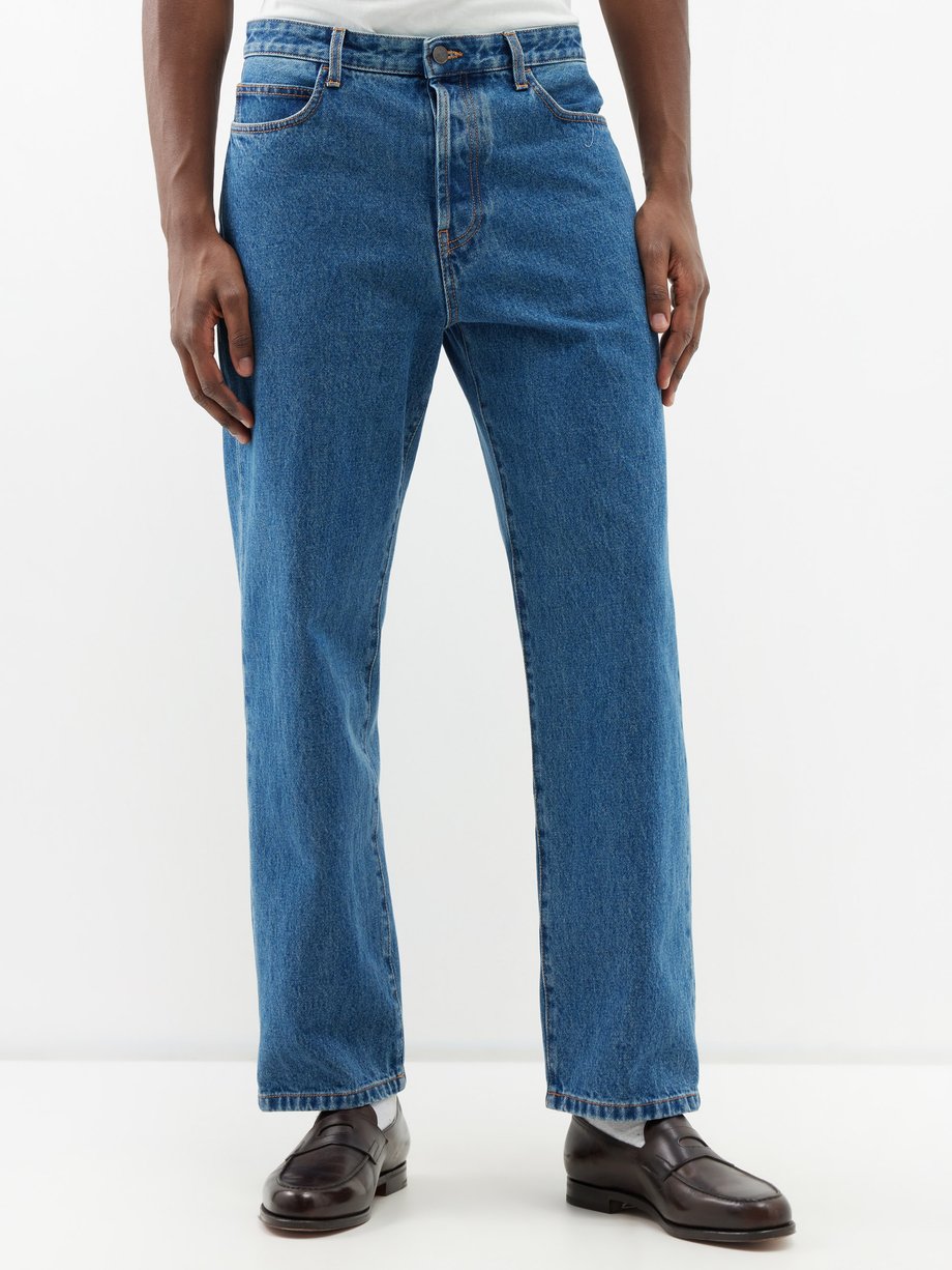 Denim Morton relaxed-fit jeans | The Row | MATCHES UK