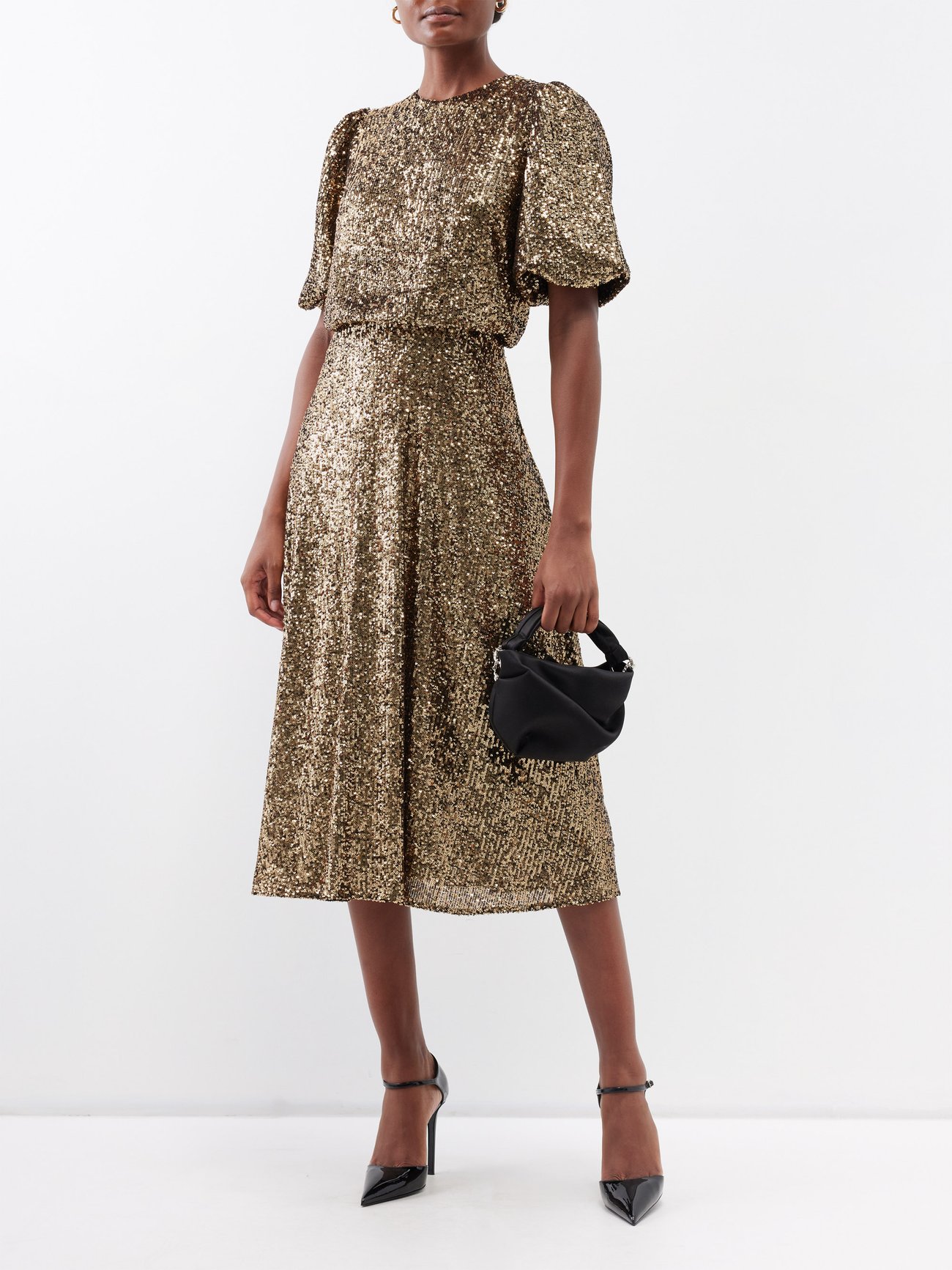 The Marnie sequinned jersey midi dress video