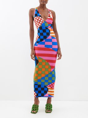 Emilio Pucci Draped Neck Jersey Dress - More Than You Can Imagine