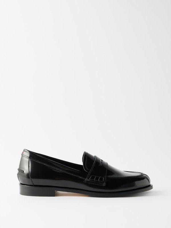 Aeyde Oscar 25 patent-leather loafers