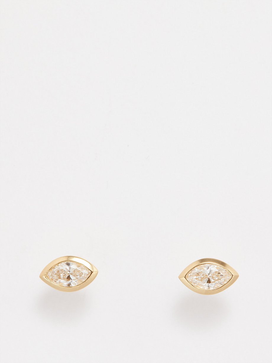 Shay Diamond & 18kt gold earrings