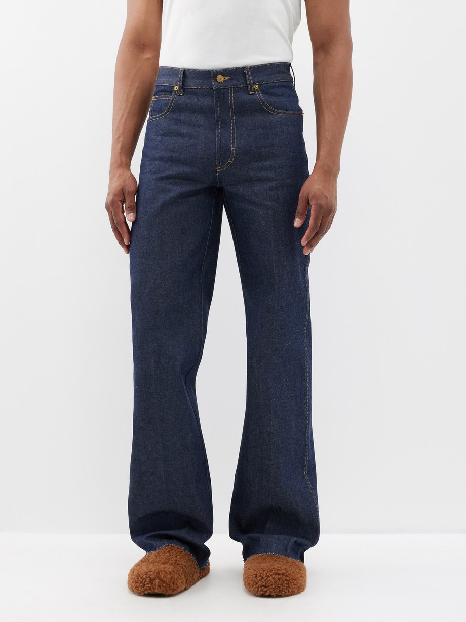 Blue Monumentale wide-leg jeans | Gucci | MATCHESFASHION UK