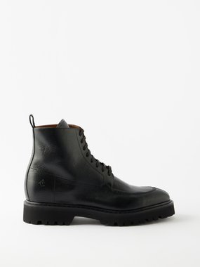 Armando Cabral Curco leather lace-up boots