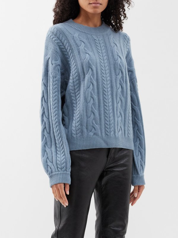 Arch4 Marina cable-knit cashmere sweater
