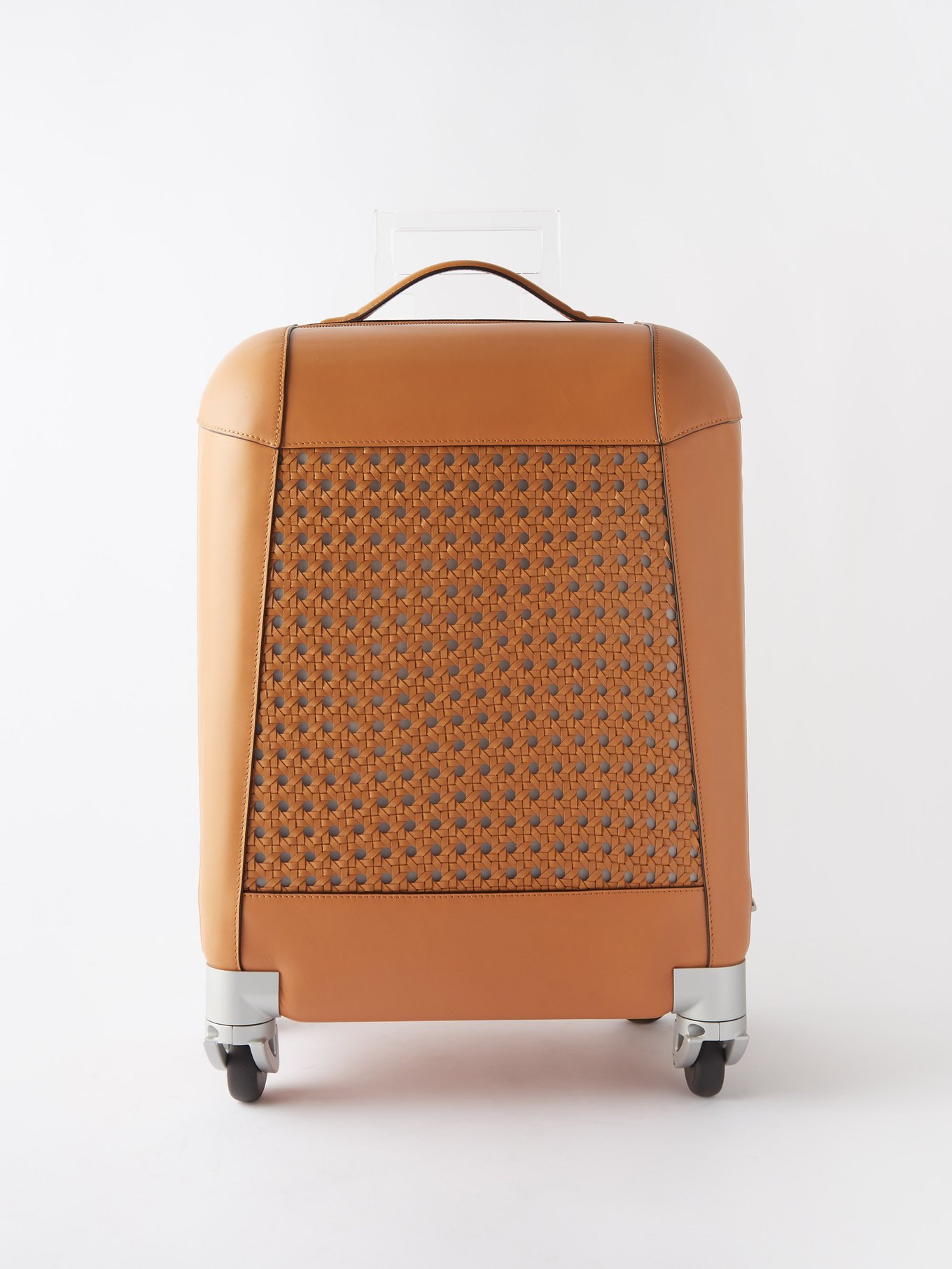 Tan Leather carry-on suitcase, Aviteur