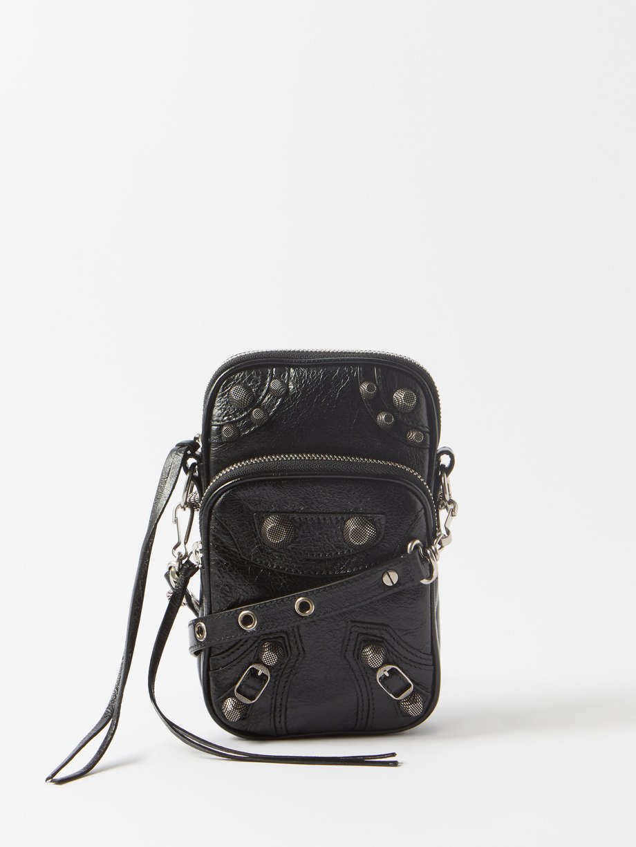 Balenciaga Shopping Phone Bag In Black ของใหม พรอมสง  Iris Shop