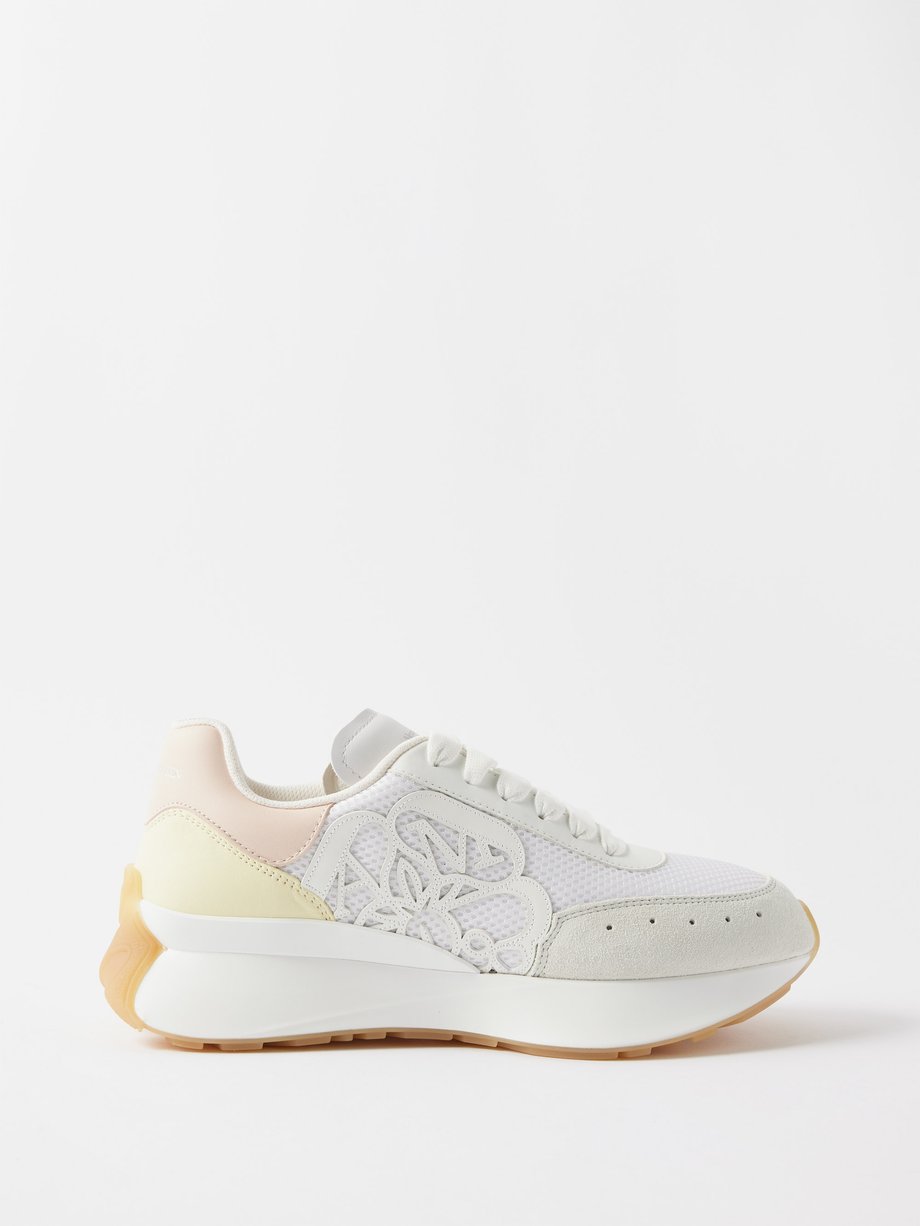 Sprint Runner mesh and suede sneakers