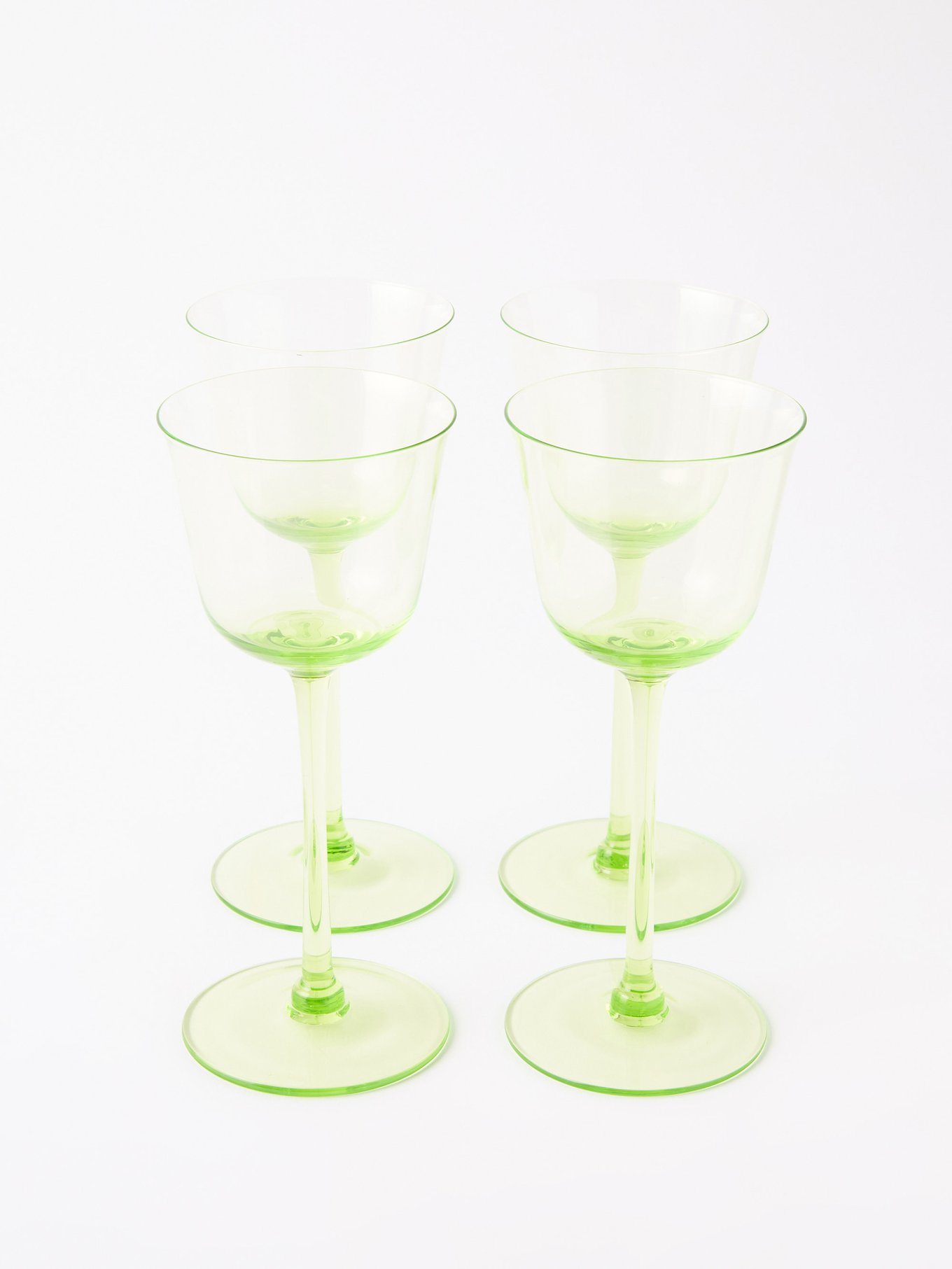 X Ann Demeulemeester set of four wine glasses | Serax