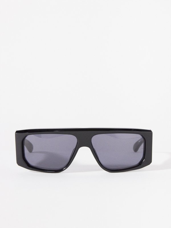 Jacques Marie Mage Cliff rectangular acetate sunglasses