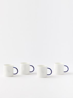 Feldspar Set of four fine china espresso cups