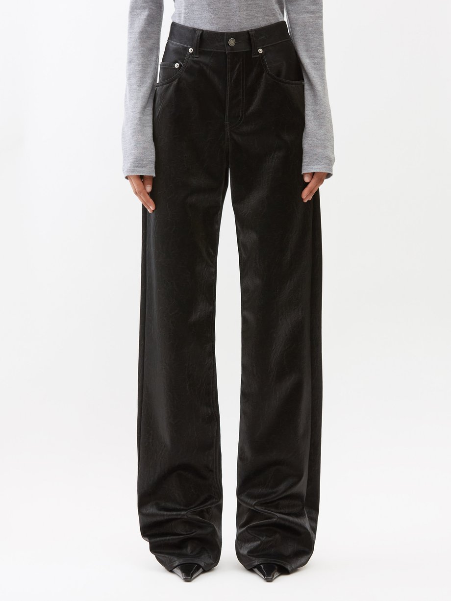 Relaxed-fit pants with double darts - New - Women | Bershka