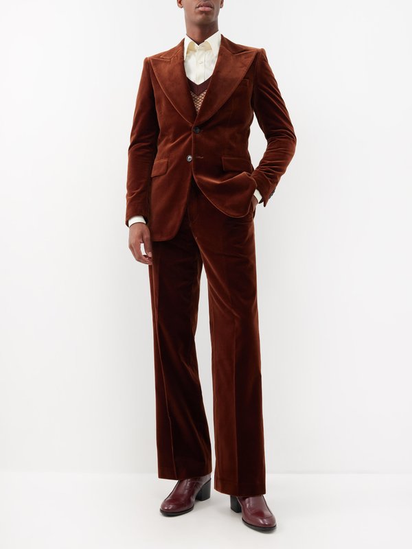 Ben Cobb x Tiger of Sweden Sedara cotton-velvet wide-leg trousers