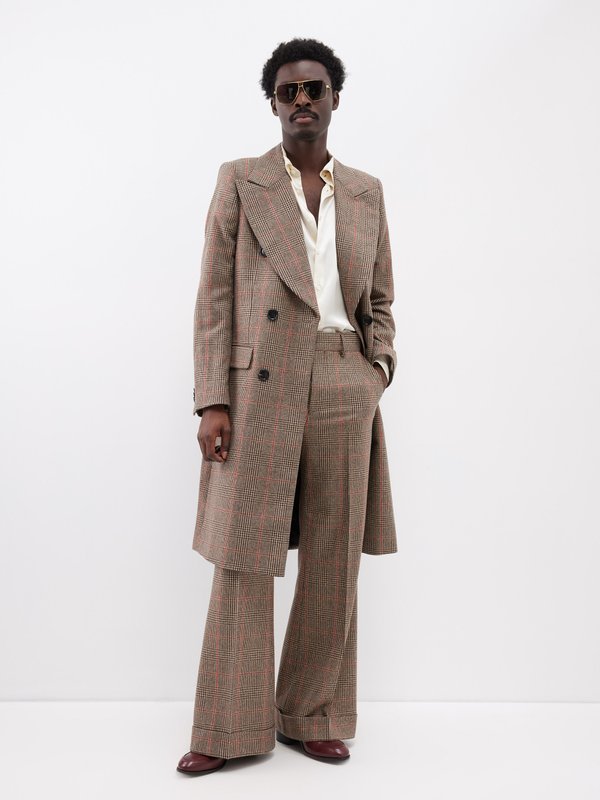 Ben Cobb x Tiger of Sweden Dario checked wool-blend suit trousers