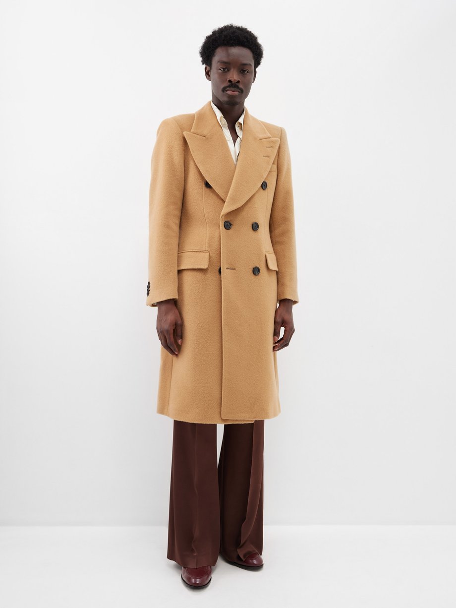 Camel Walter double-breasted wool-blend overcoat | Ben Cobb x Tiger of ...