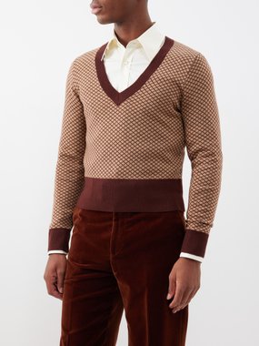 Ben Cobb x Tiger of Sweden Cobera jacquard-knit merino sweater