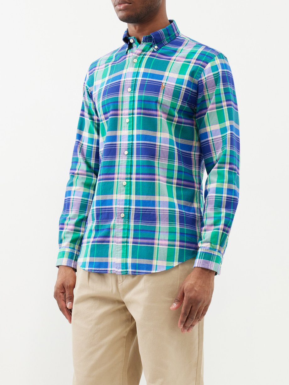 Polo Ralph Lauren Oxford checkered button-down cotton shirt