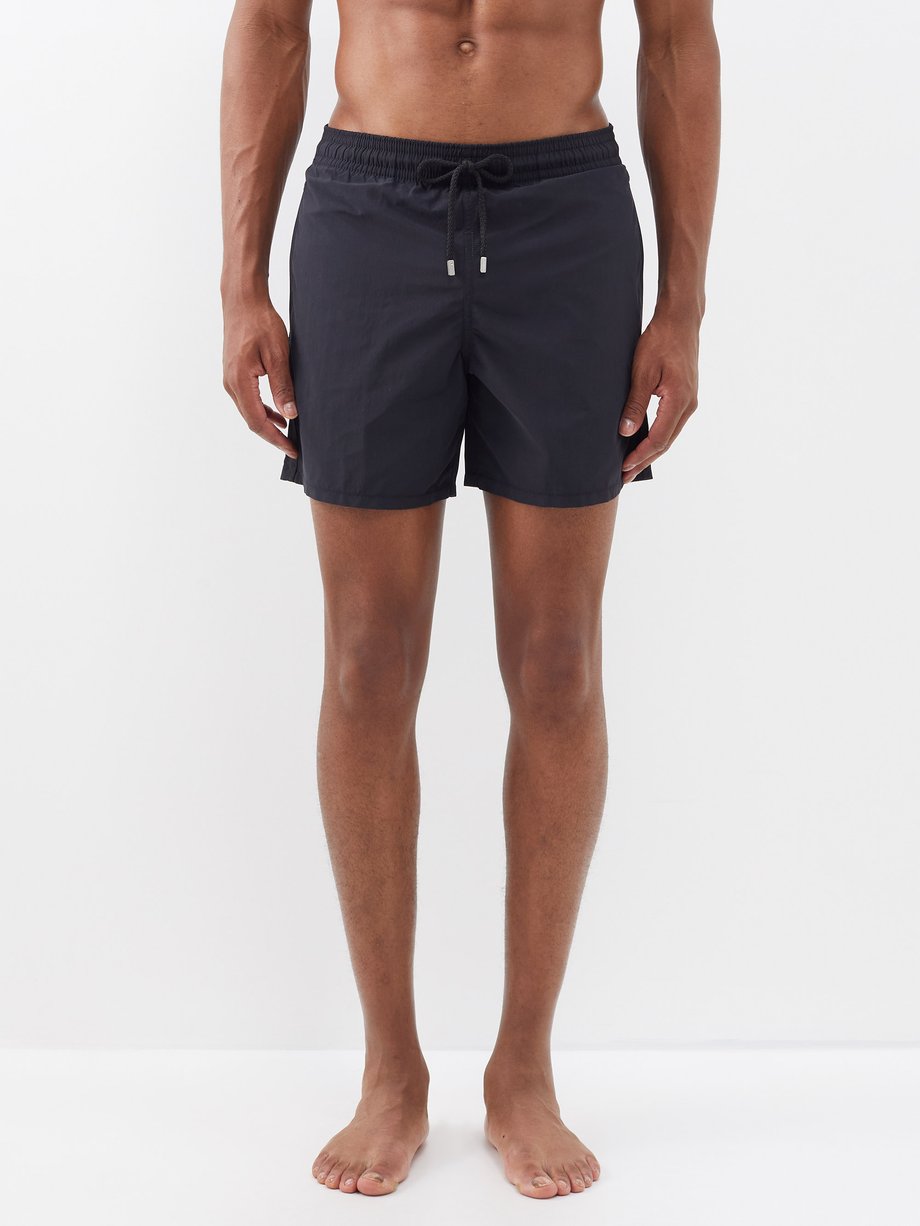 Black Moorea recycled-fibre swim shorts | Vilebrequin | MATCHES UK