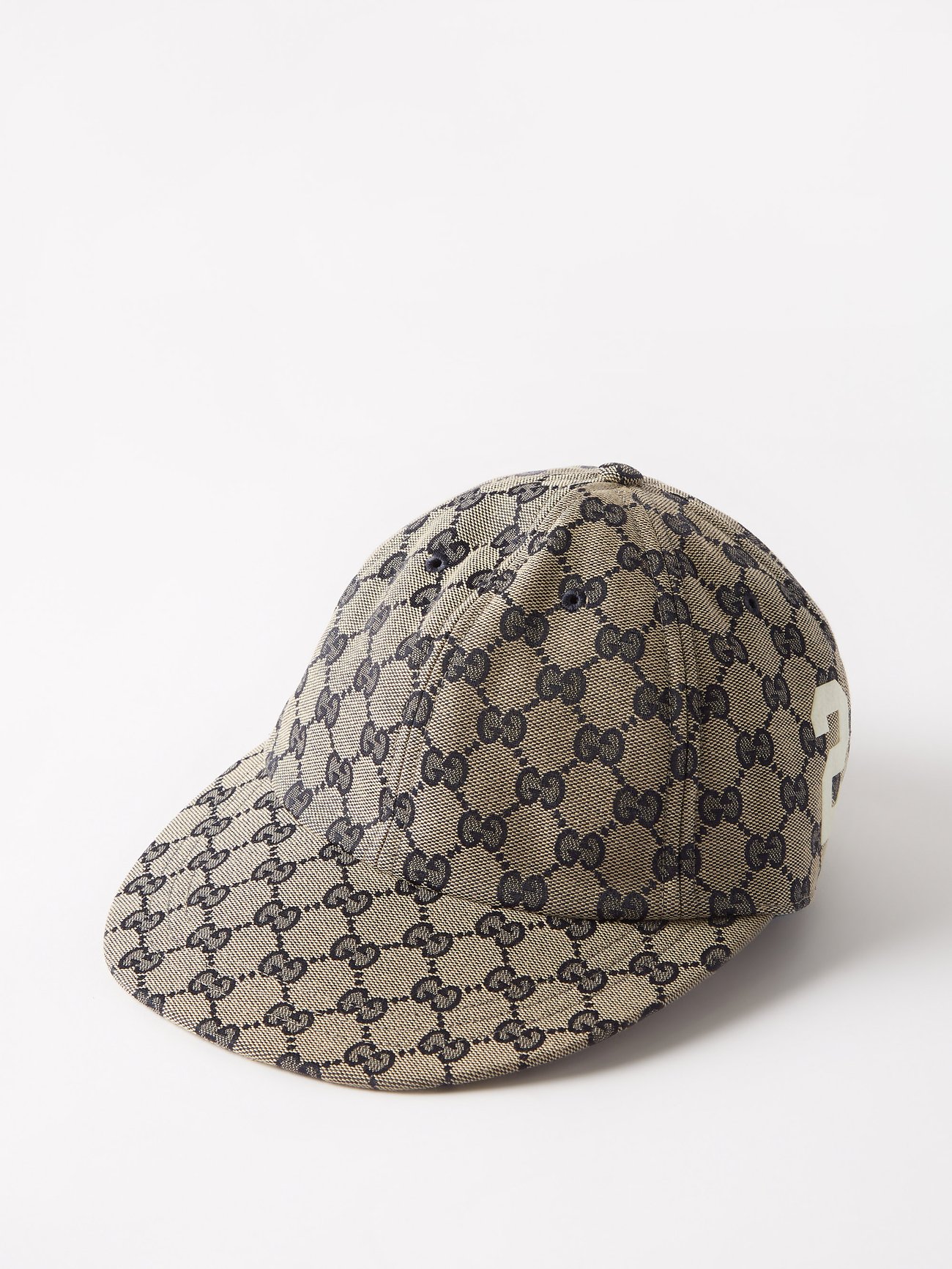 Gucci GG Logo-jacquard Denim Baseball Cap