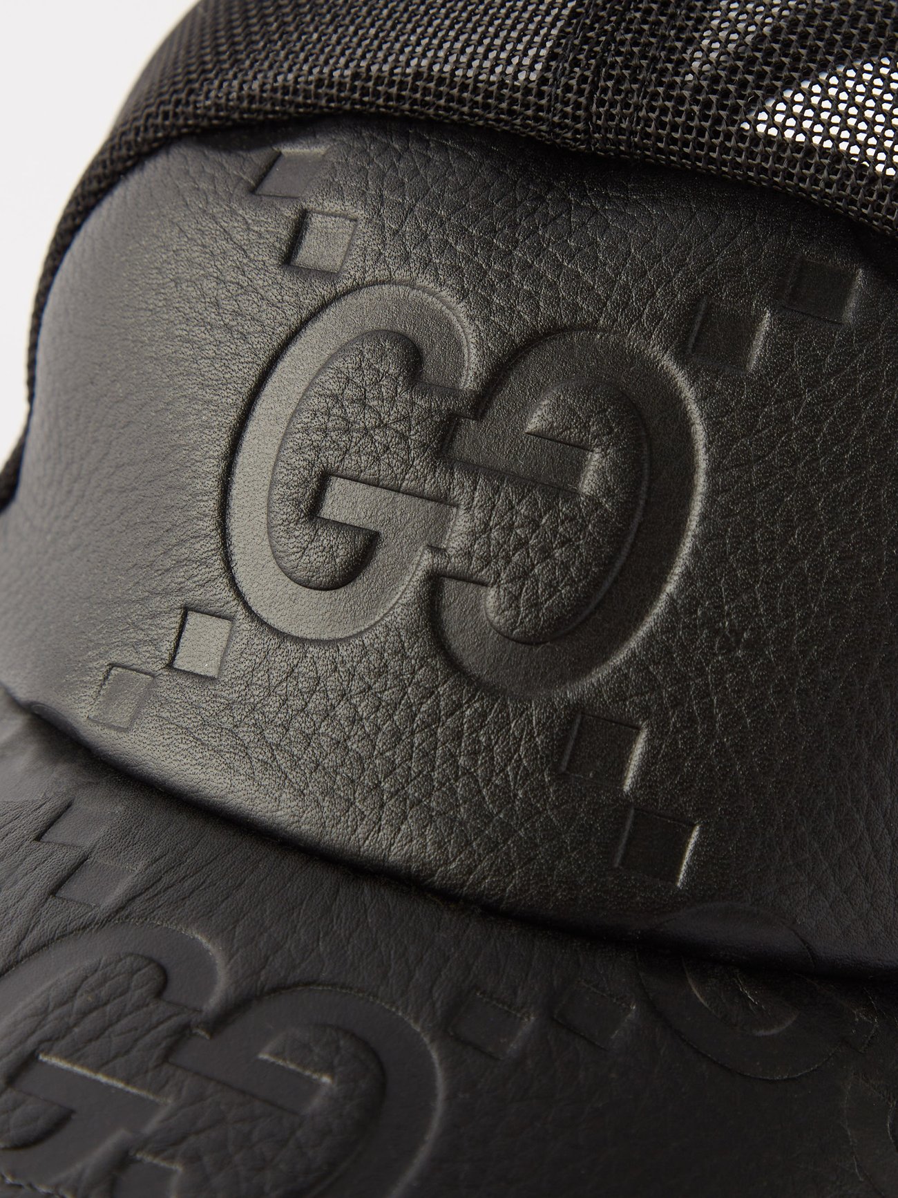 GG Embossed Baseball Hat in Black - Gucci