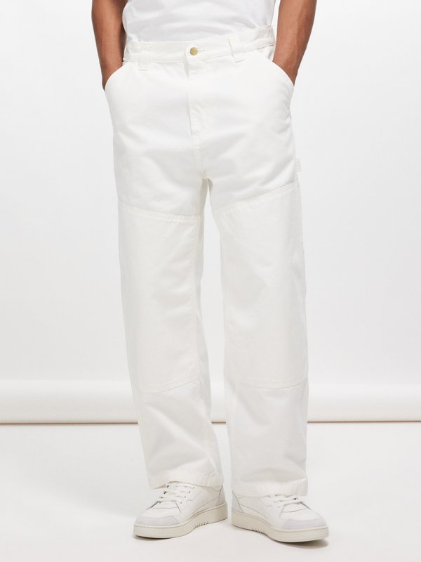 Carhartt WIP Wide-panel Marshall-canvas straight-leg trousers