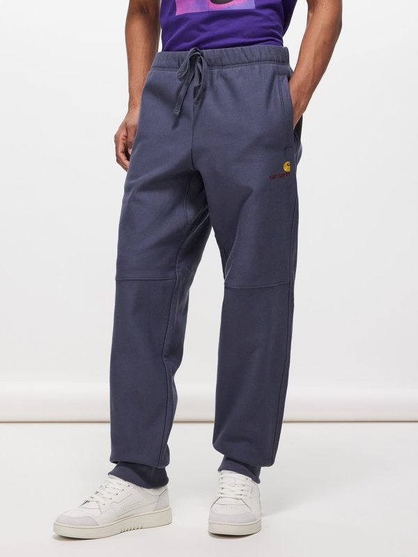 Carhartt WIP American Script cotton blend-jersey track pants