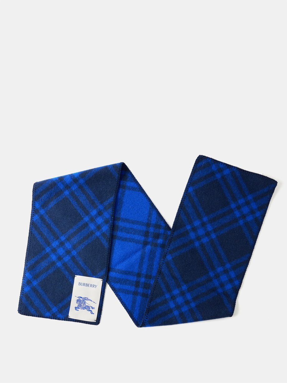 Burberry Check wool scarf