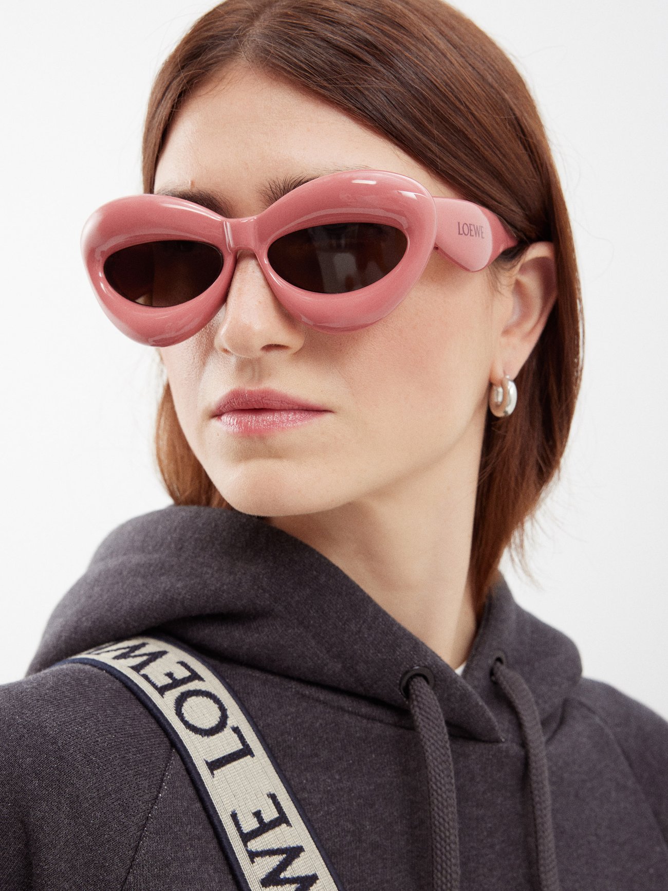 Loewe - Screen Sunglasses in Acetate for Woman - Light Pink - Acetate