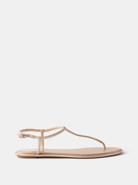 Rene caovilla hot sale thong sandals