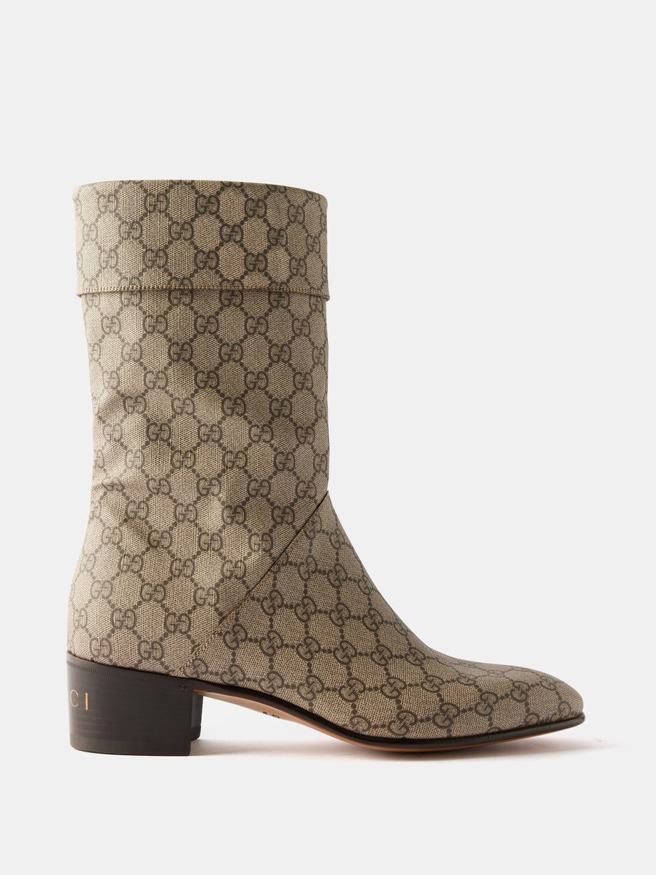 Gucci Women's GG Canvas Over-the-Knee Boots