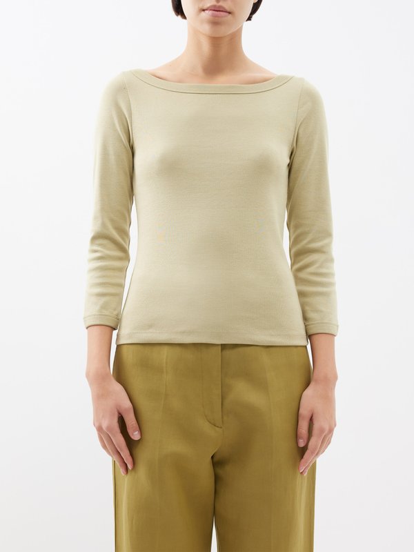 FLORE FLORE Steffi organic-cotton long-sleeved T-shirt
