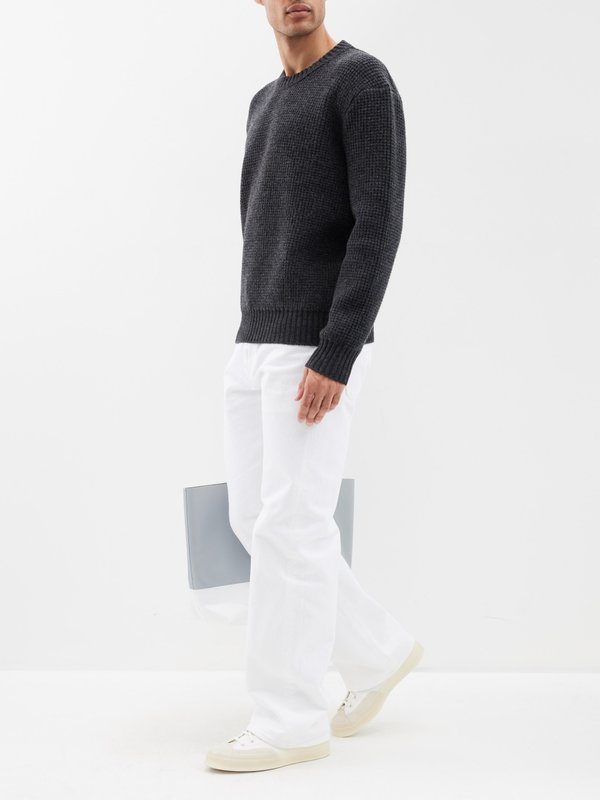 FRAME Crew-neck merino-wool sweater
