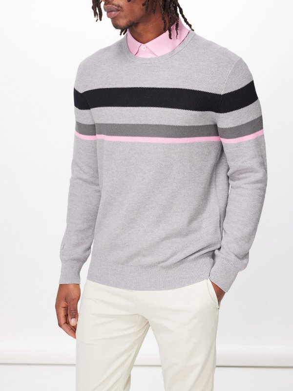 Ralph Lauren Polo Striped cotton-blend sweatshirt