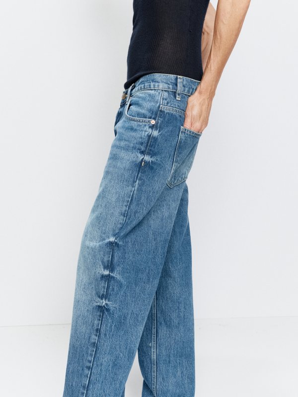 Raey 31" Dad organic-cotton blend boyfriend jeans