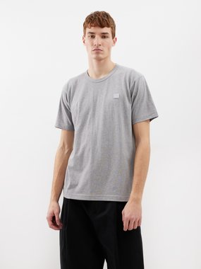 Acne Studios Nash Face-patch cotton-jersey T-shirt