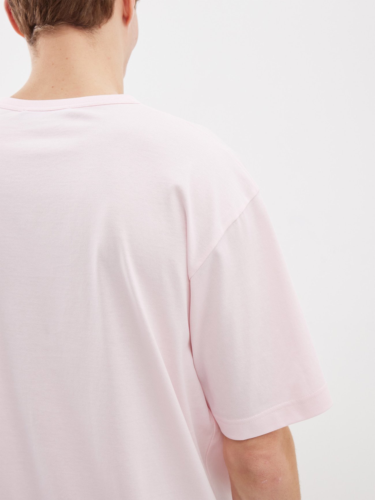 face-patch | Pink cotton-jersey Acne US T-shirt | MATCHESFASHION Exford Studios