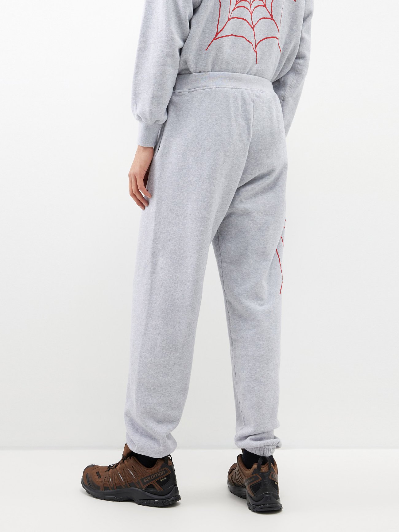Silas Spider cotton-jersey track pants