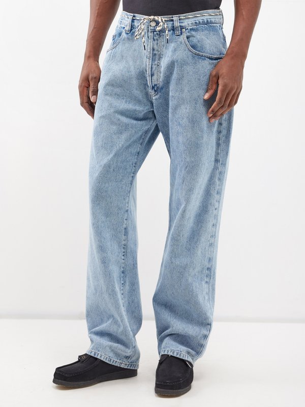 Aries Acid-washed relaxed-leg jeans