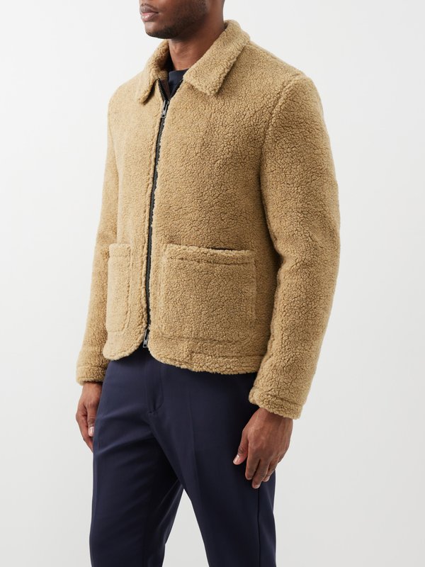 Oliver Spencer Fairfax fleece zip-up jacket