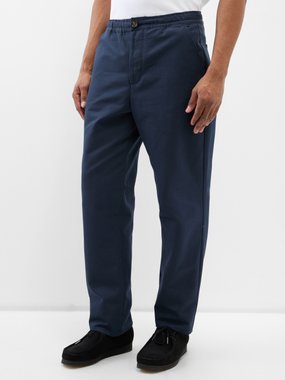 Oliver Spencer Ellbridge organic-cotton suit trousers