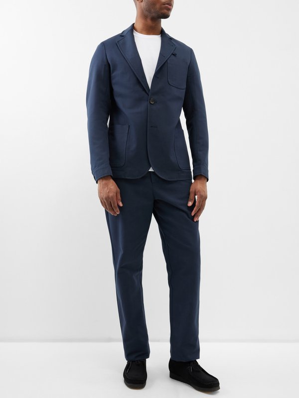 Oliver Spencer Ellbridge organic-cotton suit trousers