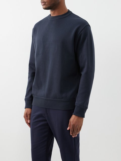 Sunspel crew store neck sweatshirt